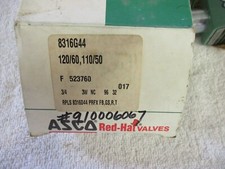 NIB ASCO Red Hat Solenoid Valve 110/120VAC 50/60Hz  8316G44