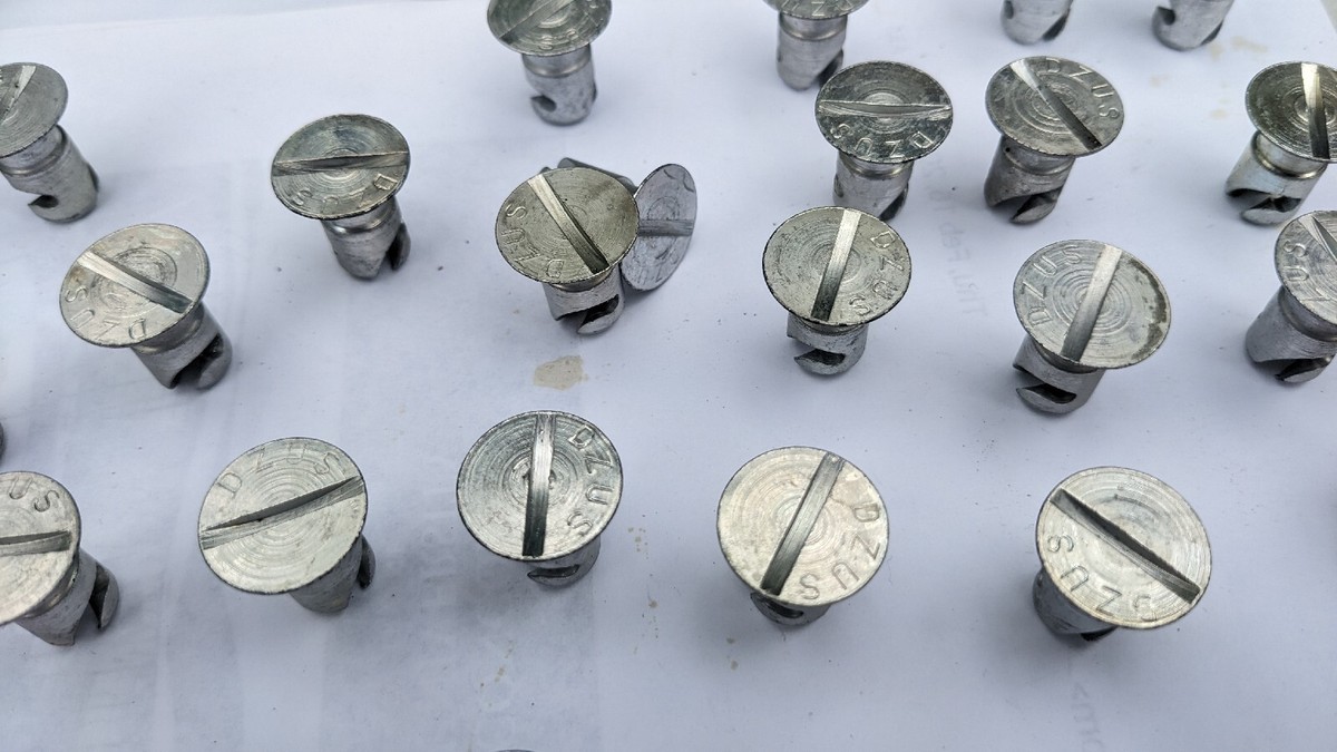 Polished QTR Turn Hex DZUS Button Fasteners - 550 O/S Dome 50pk - Foto 2