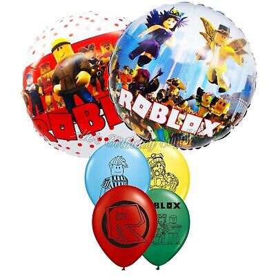 Includes Red And Black Balloon For Roblox Sandbox Video Game Party Baby Shower Party Decorations Favors 1pcs 16 Inch Party Aluminum Foil Balloon For Roblox Sandbox Video Game Party Supplies Party Supplies - roblox red balloon