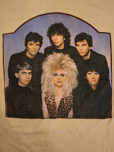 Vintage 1982 Blondie Tracks Across America Tour T Shirt XL Punk Debbie Harry - Picture 2 of 15