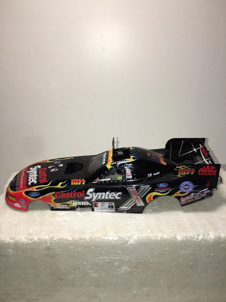 Tony Pedregon Castrol Syntactic Mustang carroceria engraçada apenas para carros de exibição - Imagem 3 de 4