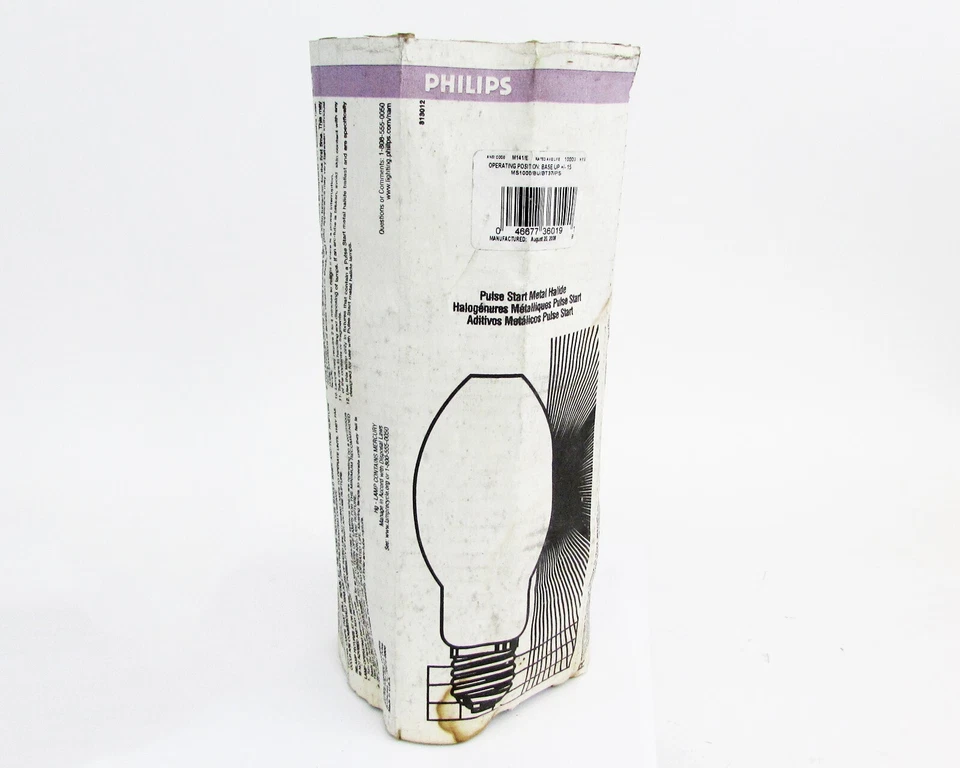 Philips - MS1000/BU/BT37/PS Metal Halide 1000W Pulse Start Light Bulb - Image 2 of 4