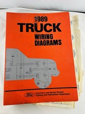 Vintage 1989 Official Ford Truck Wiring Diagram - Decent Quality