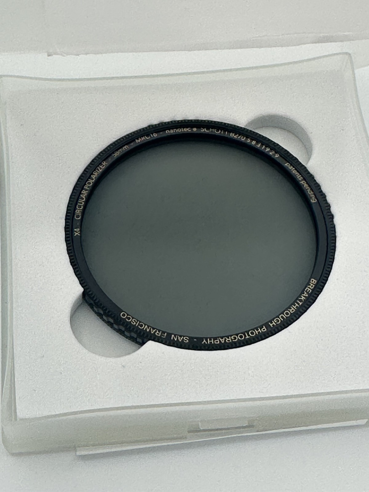 Breakthrough Photography X4 58mm Circular Polarizer MRC16 Nanotec SCHOTT B270