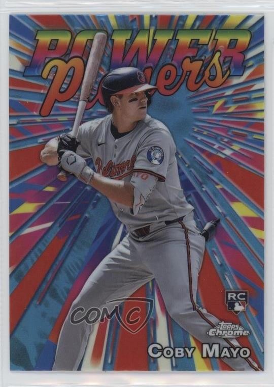 2025 Topps Chrome Power Players Coby Mayo #PP-21 Rookie RC 1d0x