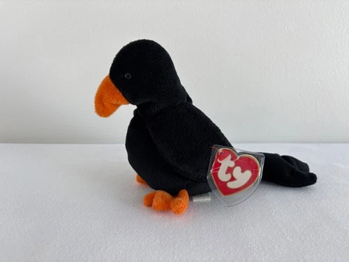 Vintage Ty Beanie Baby Crow Caw 3rd Gen.