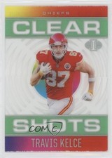 2021 Panini Illusions Clear Shots Emerald Travis Kelce #CS-9 k6j
