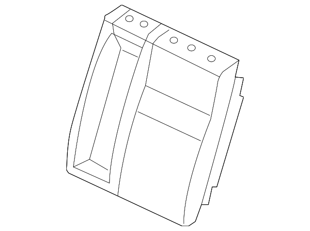 Genuine Honda Seat Back Cover 82521-SNE-A22ZA