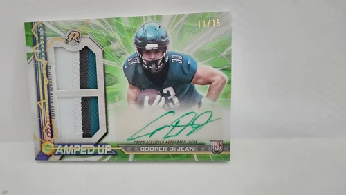 Cooper DeJean #11/15 Lime Green Power Surge Topps Resurgence