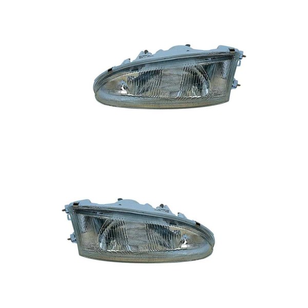 Halogen Scheinwerfer Set Links & Rechts H4 FüR Mitsubishi Colt IV-image