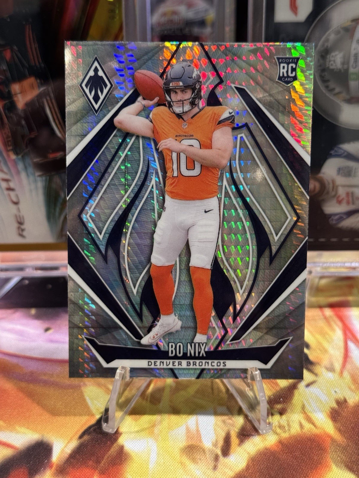 2024 Panini Phoenix - Rookies Bo Nix #159 Hyper (RC)