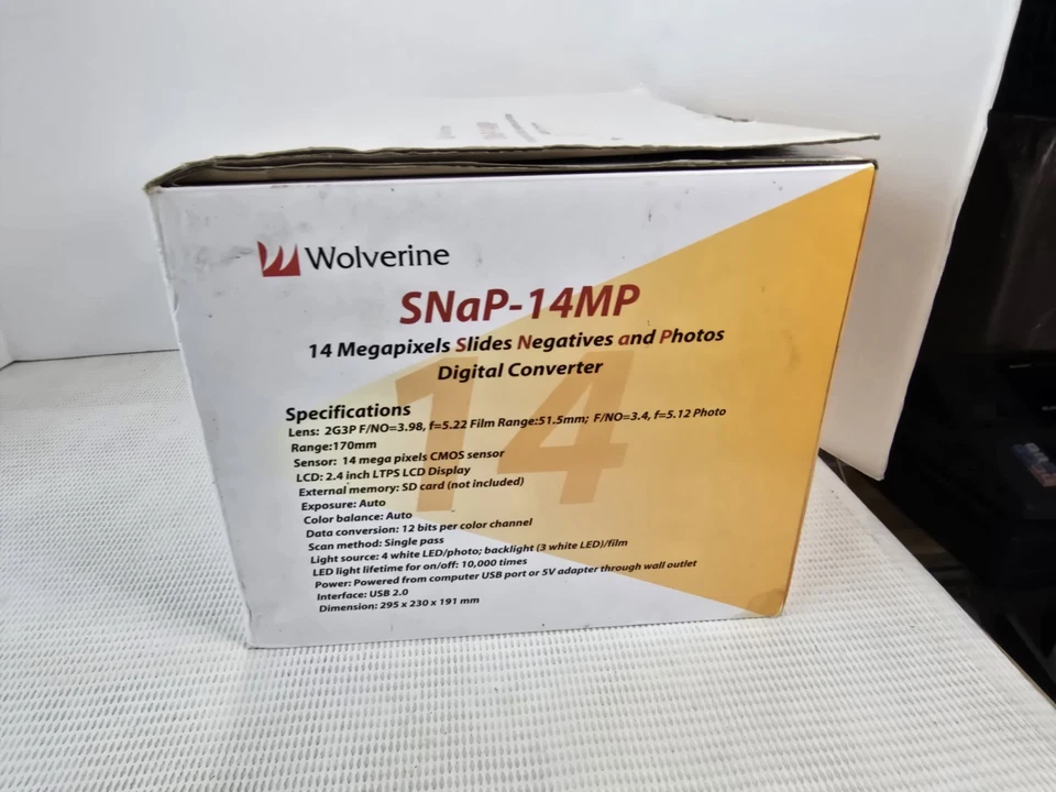 Wolverine SNaP-14MP Digital Converter for Photos Slides Negatives - Image 4 of 4