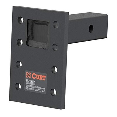  48323 Adjustable Pintle Mount for 2-Inch Hitch Receiver, 10,000 lbs, 6-1/2 