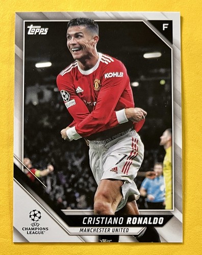 Cristiano Ronaldo 2021-22 Topps UEFA Champions League Card 100 MANCHESTER UNITED