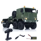 1:18 RC Military Truck 8X8 All Wheel Steering RC Off Road Vehicle Metal Chassis