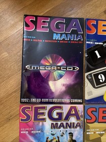 Sega Mania Uk Video Game Magazine Lot - #2, 3, 7, 8
