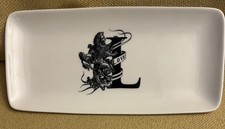 WILLIAM SONOMA Rory Dobner "L" Royal Lion Serving Platter/Tidbit Tray 13" X 6.5"