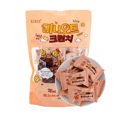 KIRIN FOOD Mini Oat Crunch Snacks Chocolate Flavor 5.93 oz