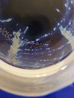 Correia Signed Art Glass Hand Blown EARTH PLANET Paperweight Cobalt Blue Clear — photo 9