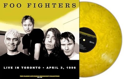 FOO FIGHTERS - Live In Toronto 1996 Yellow Cloudy Vinyl - Vinyl Record - G3z