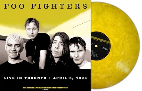 Foo Fighters - Live In Toronto 1996 Yellow Cloudy Vinyl - Vinyl Record - G3Z-image