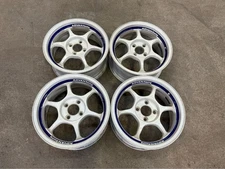 Rare Lightweight Advan Racing Rg2 15 Inch 6.5Jj Opset 35 Pcd100 - 4 Holes Pieces