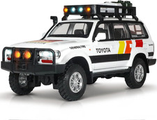 Toy Cars for Boys Diecast Cars 1 24 Scale Compatible with Land Cruiser LC80 Car