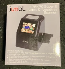 Jumbl  126KPK Super 8 Slides & Negative Scanner Pre-Owned