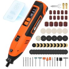 Cordless Rotary Tool 12V, 6 Speed Power Rotary Tool with Display Screen, 80pc...