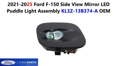 2021-2025 Ford F150 Side View Mirror LED Puddle Light Assembly KL3Z-13B374-A