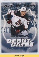 2023-24 Upper Deck Credentials Debut Moments Achievement Logan Cooley READ 1e7g