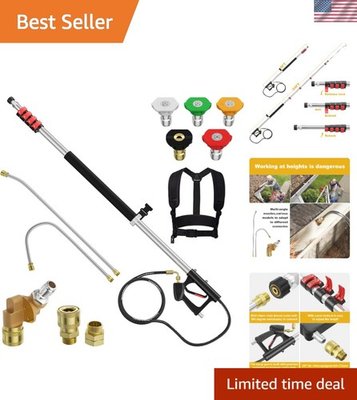 #ad #ad Versatile 24 FT Telescoping Wand for Pressure Washer – Gutter Cleaner Essential $238.94