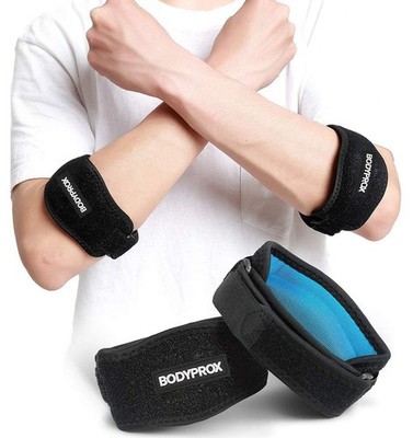 Bodyprox Elbow Brace Pair Compression Support Tennis Pain