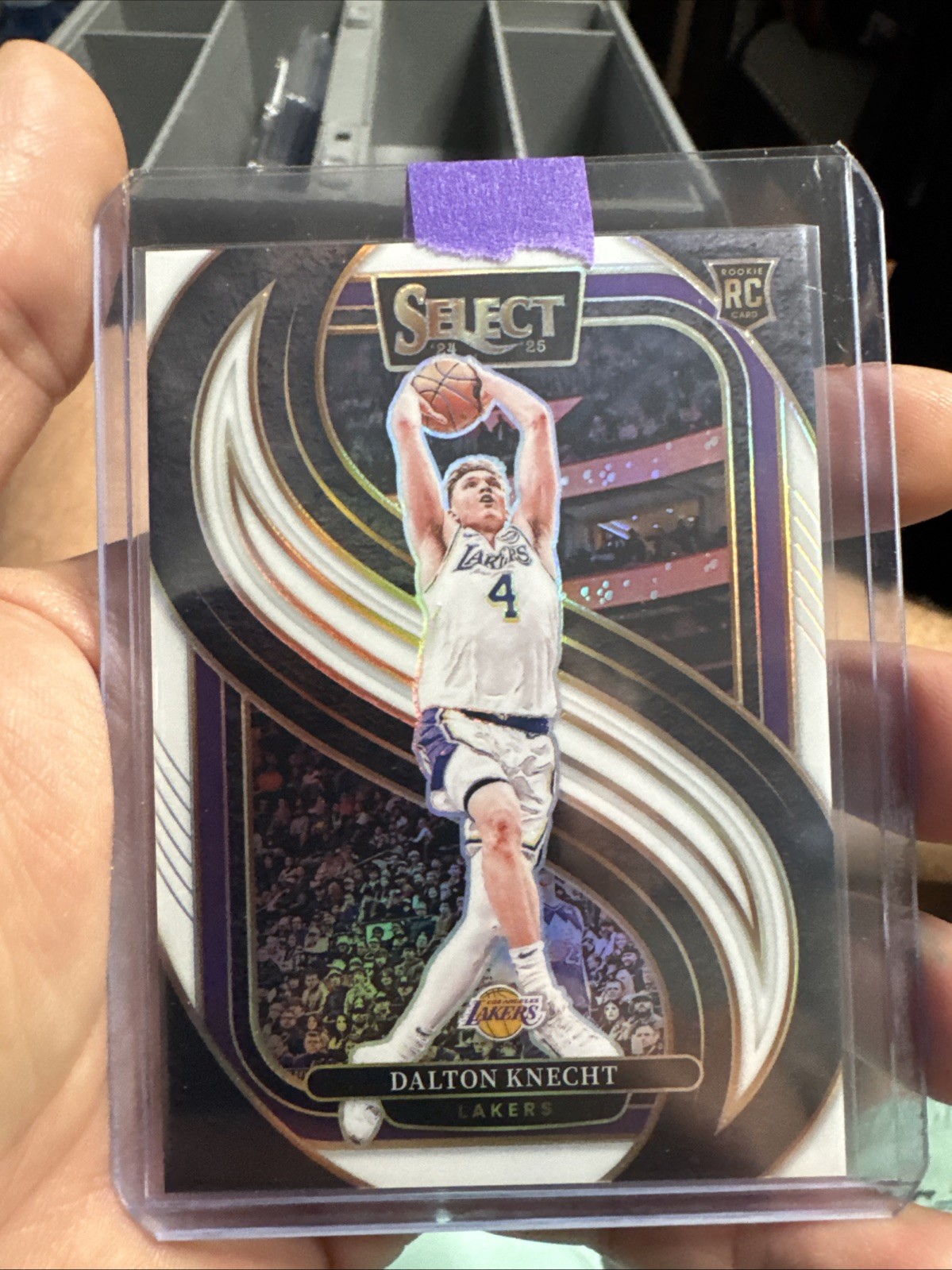2024-25 Panini Select Dalton Knecht RC White Premier Level 111/149 Lakers
