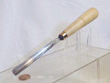Henry Taylor Wood Carving Gouge Chisel #8 Sweep 7/16" Cut 9.25" Long