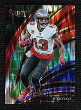 2025 Panini Select Club Level Black & Green Shock Prizm Mike Evans #239 4jk