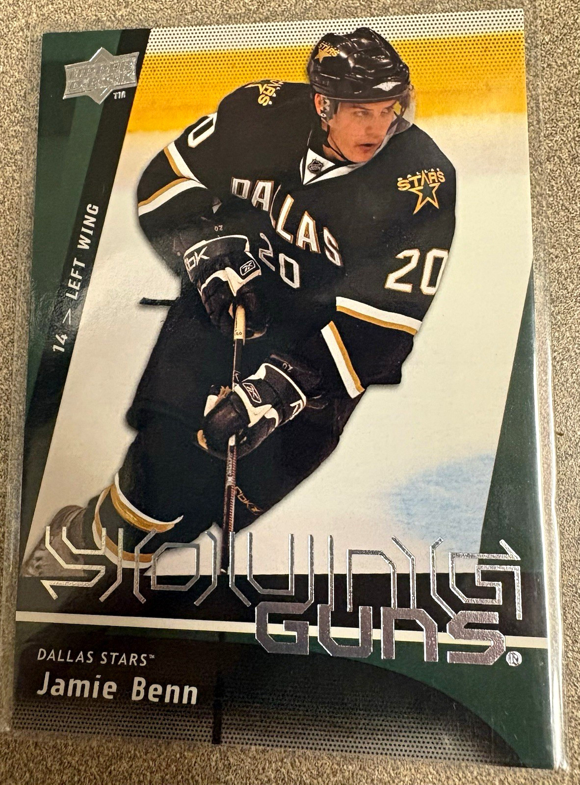 09-10 Upper Deck Young Guns #212 Jamie Benn Rookie RC Dallas Stars
