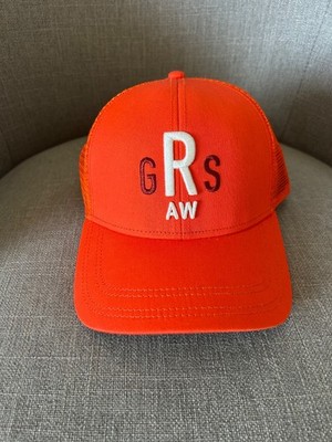 G Star Raw mens orange adjustable  ball cap