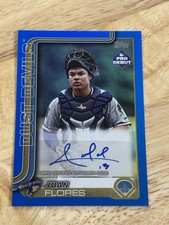 2025 Topps Pro Debut - Juan Flores #PD-58 Blue Foil Autographs /150 (AU, RC)