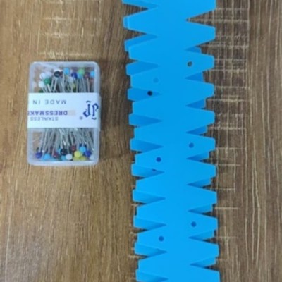 Flex Silicone Hemmer Sewing Flexible Seamlessly Heat Resistant Ruler with Needle