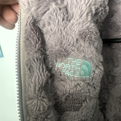 Chaqueta acolchada reversible esquí The North Face cremallera completa niña XL 18 gris/verde - Imagen 5 de 11
