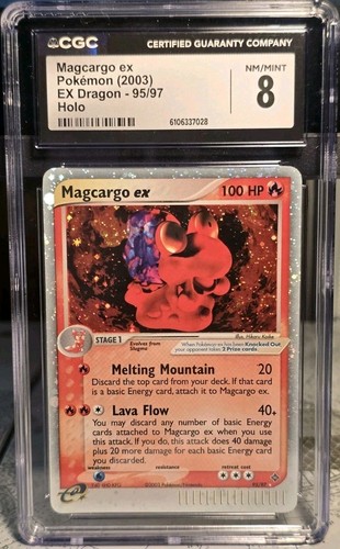 Magcargo ex graded CGC 8 for sale on eBay