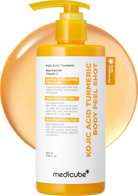 Body Peel Shot with Kojic Acid and Turmeric | Gentle Body Brightening & Exfoliat