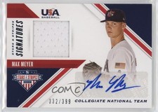 2020 Panini USA Baseball Stars & Stripes Signatures 332/399 Max Meyer Auto 09jb