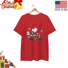 Snoopy Peanuts Thanksgiving  Christmas Holiday T-Shirt   Unisex Tee S  5XL