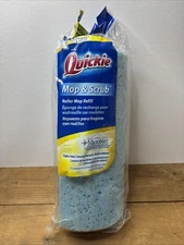 SEALED Quickie Mop & Scrub Roller Mop Refill -Type M  Fits Mop #0582MB. Blue 