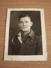 WW2 Military Soldier Portrait Uniform Named Nobby Vintage Photo
