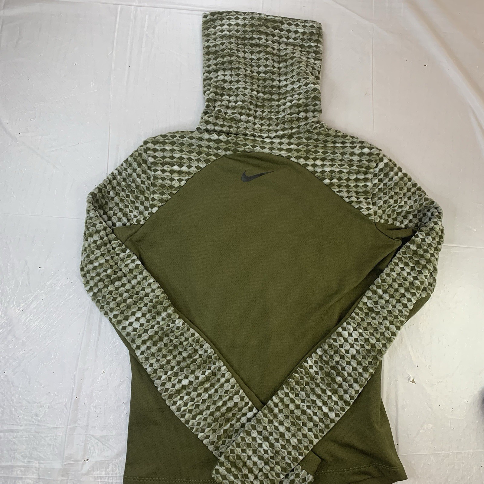 Nike Pro Hyperwarm Pullover Mock Neck Brushed Act… - image 1