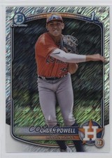 2025 Bowman Chrome Prospects Shimmer Refractor Caden Powell #BCP-212 0w27