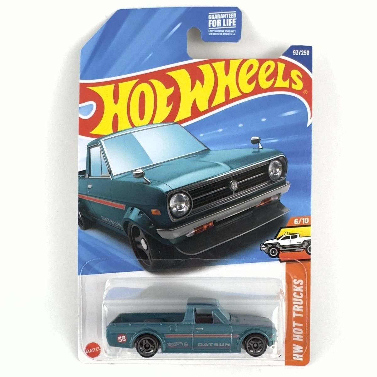 Hot Wheels 1975 Datsun Sunny Truck (B120) Hot Trucks 6/10 Diecast